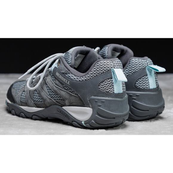 Merrell Alverstone Storm Hiking Shoes Sneakers Gray Blue Womens Size 9 J034612 - Picture 12 of 16